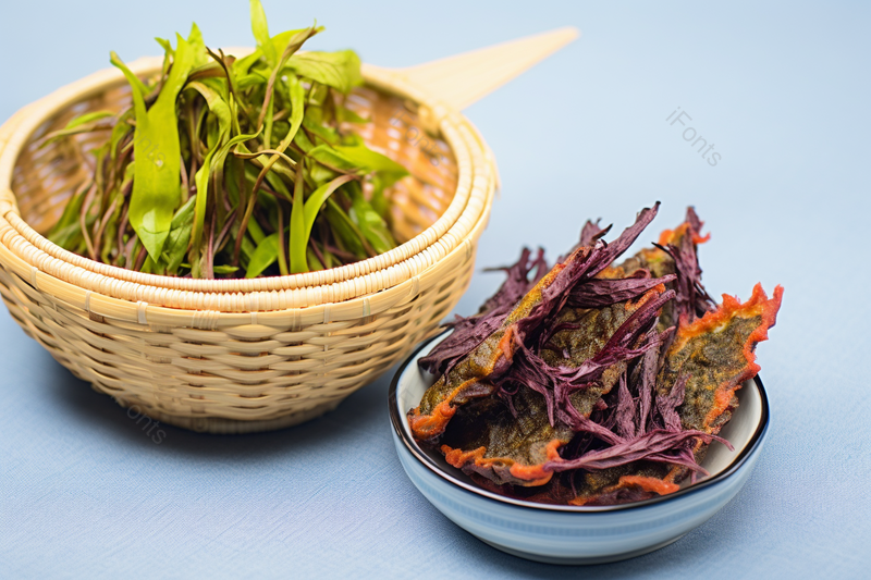 手工现编竹篮中装满野菜摄影实拍,高清,摄影图,摄影图片,图片大全,摄影图免费下载